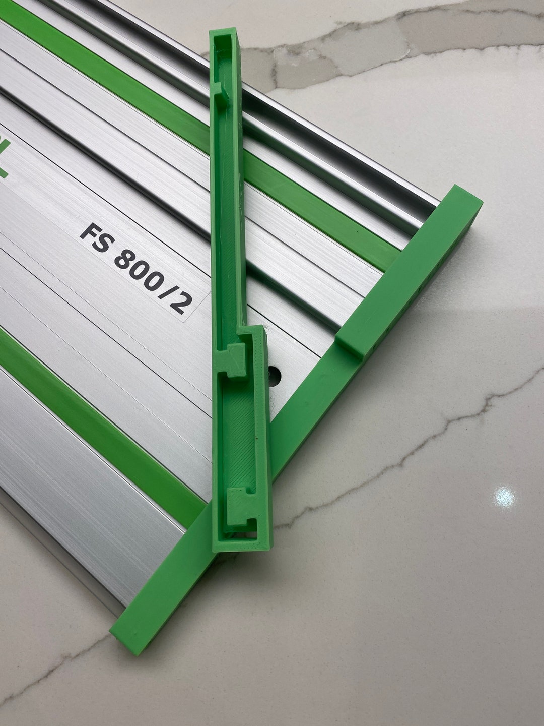 Festool End Caps for Track Saw / Guide Rail Protector Green One pair
