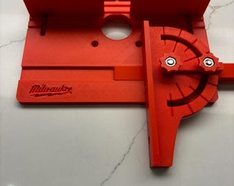 Milwaukee Mini Bench Top Router Table Insert with Angle/Fence Guide for Woodworking Bench - M18 FUEL