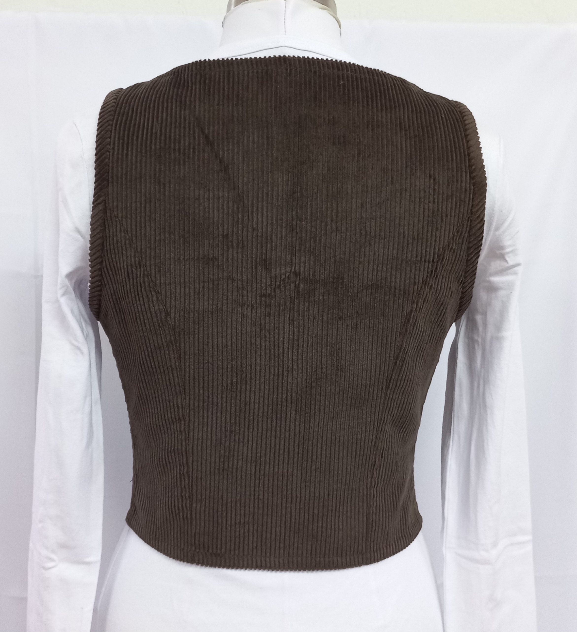 Undercoat Pattern Pattern. Fitted Lined Waistcoat With Under Bust Neck-line Pattern. Easy ...
