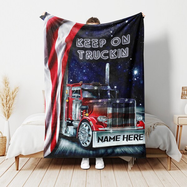 Fleece Truck Blanket Etsy UK