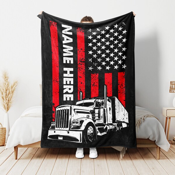 Peterbilt Fleece Blanket Etsy