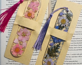 Floral resin bookmarks!