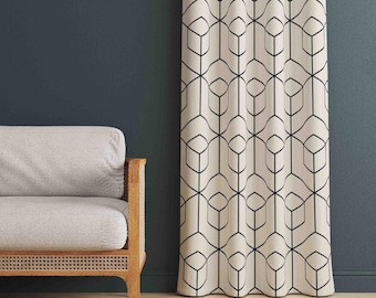 Minimalist Nordic Curtains - Scandi Style for Mid Century Modern Homes