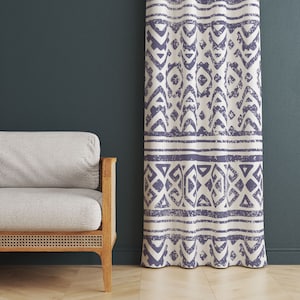 Mid Century Curtains, Decorative Curtains, Mid-Century Modern Patterned Curtain, Scandinavian Inspired Curtain Panels, Abstract Window Drape