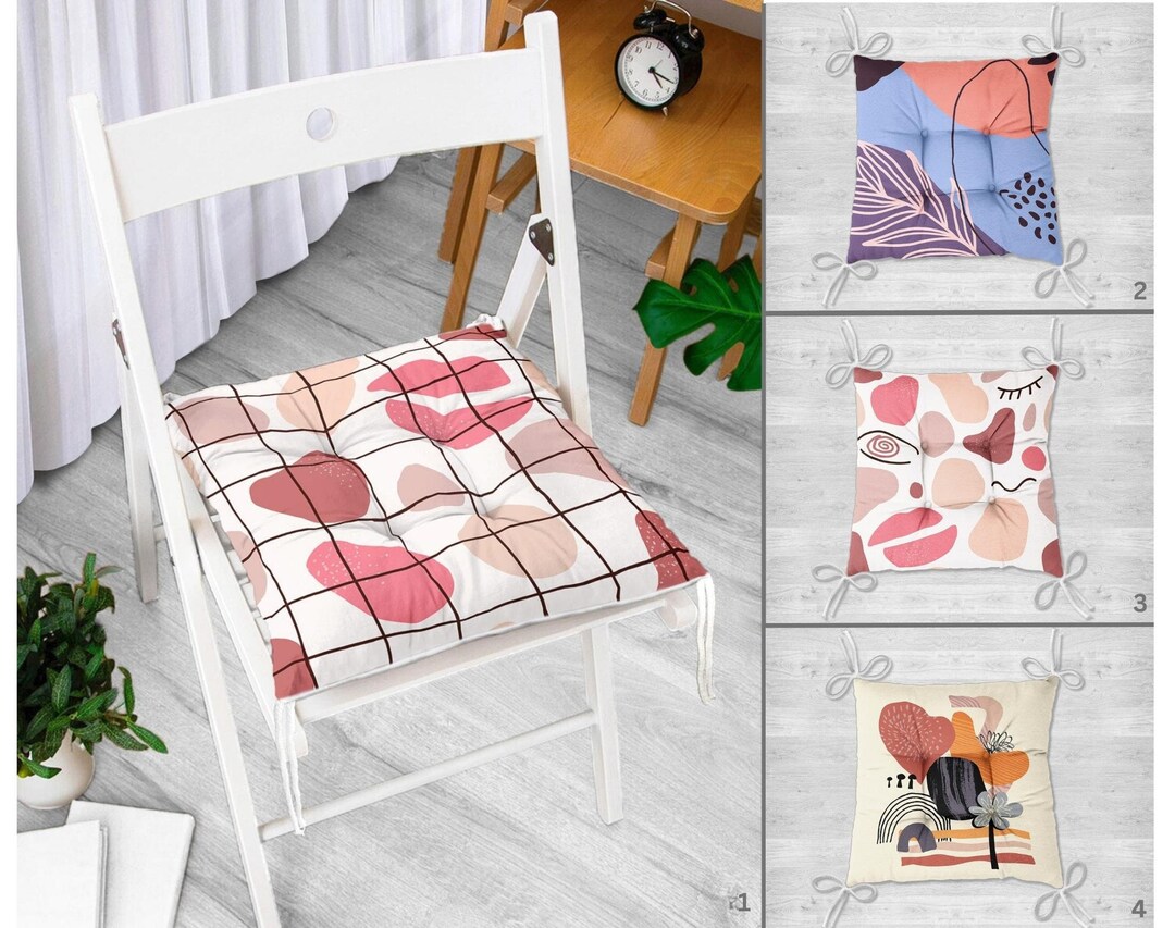 Boho Chair Pad Boho Chair Cushion Kitchen Chair Cushions - Etsy