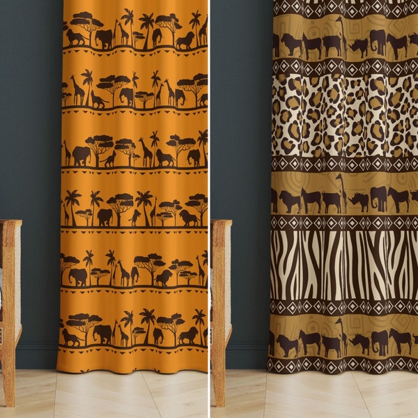 African Curtains Etsy