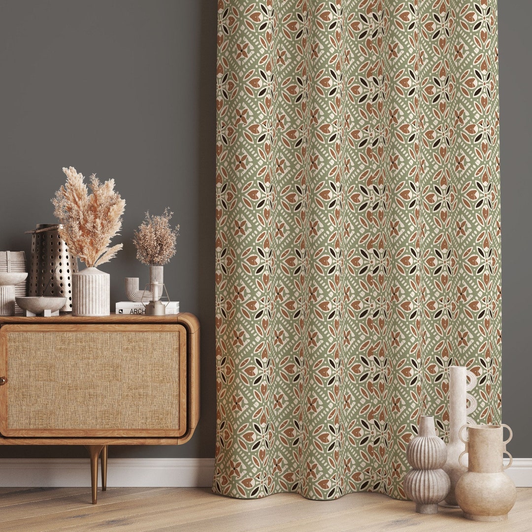 Traditional Style Boho Curtains, Indian Curtains, Native American ...
