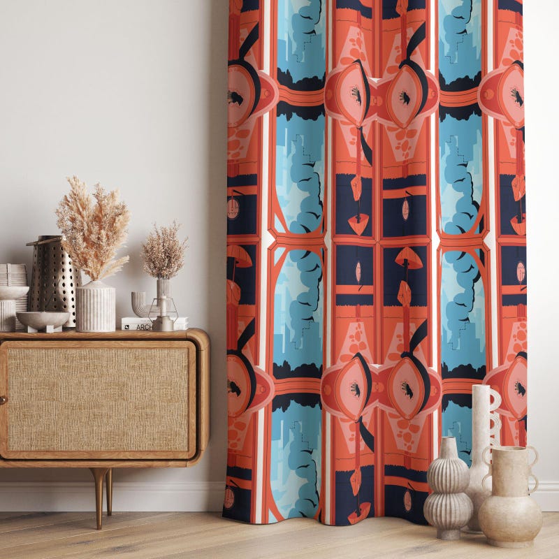 Art Deco Curtains - Etsy