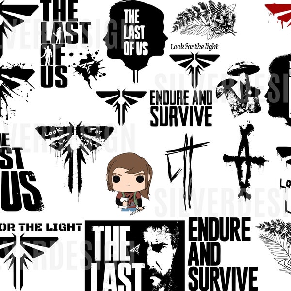 The Last Of Us SVG Bundle Clipart - Cut File For Cricut - Digital Download - Instant Download - Printable Art Work!