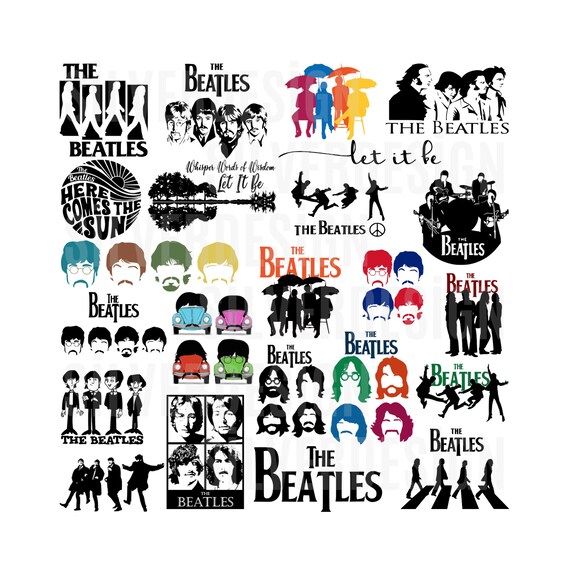 Rock Bands Mega Svg Bundle, the Beatles Svg, Red Hot Chili