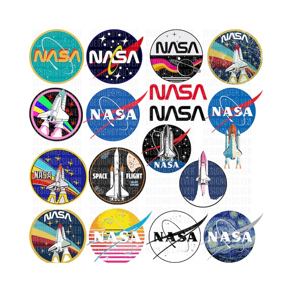 Nasa SVG Bundle, Space Svg, Nasa Circle, Instant Download, Cosmos Svg, Digital Downloads, Printable Vector Designs, Svg Png Dxf Eps Pdf!