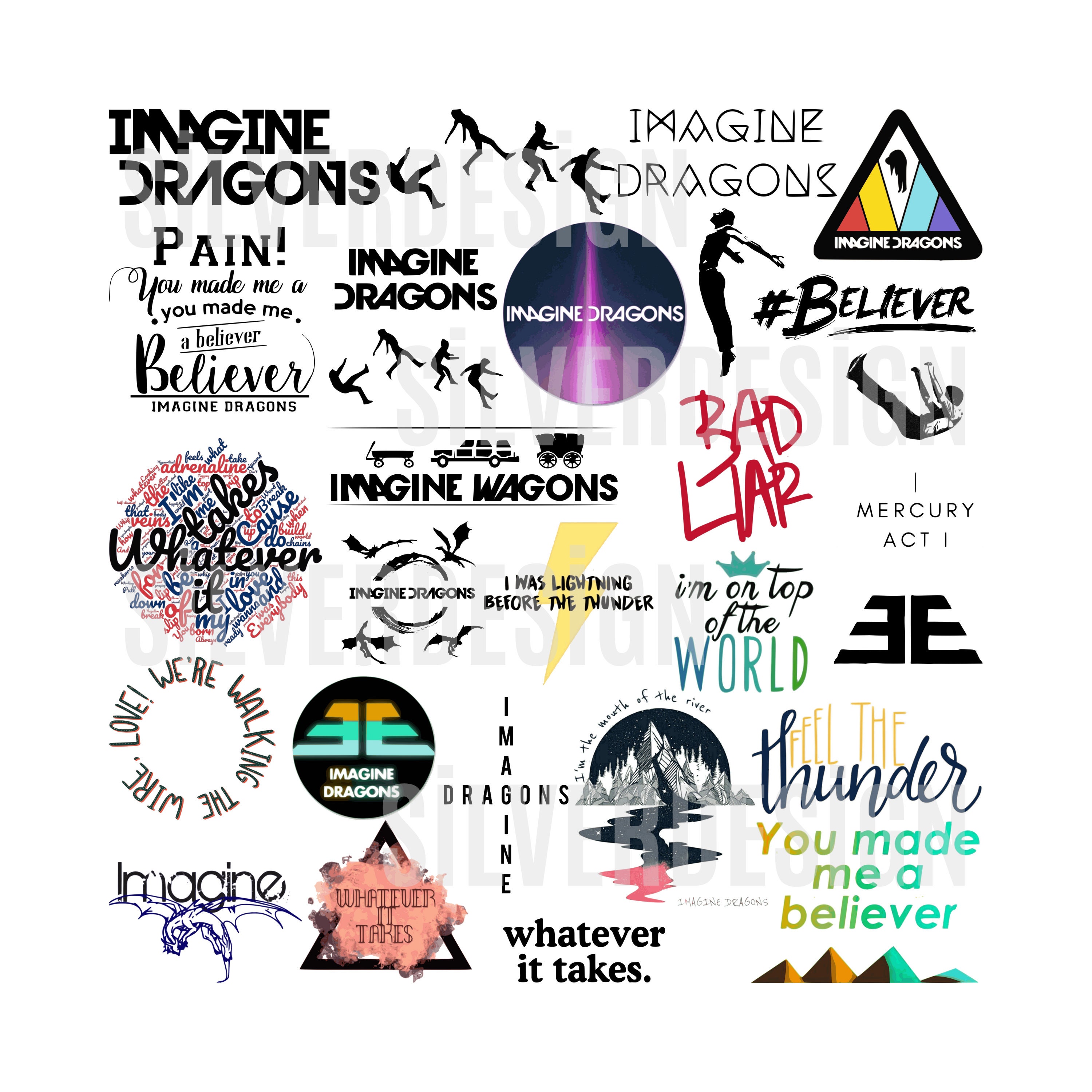 BELIEVER - Imagine Dragons Art Board Print by DalyRincon