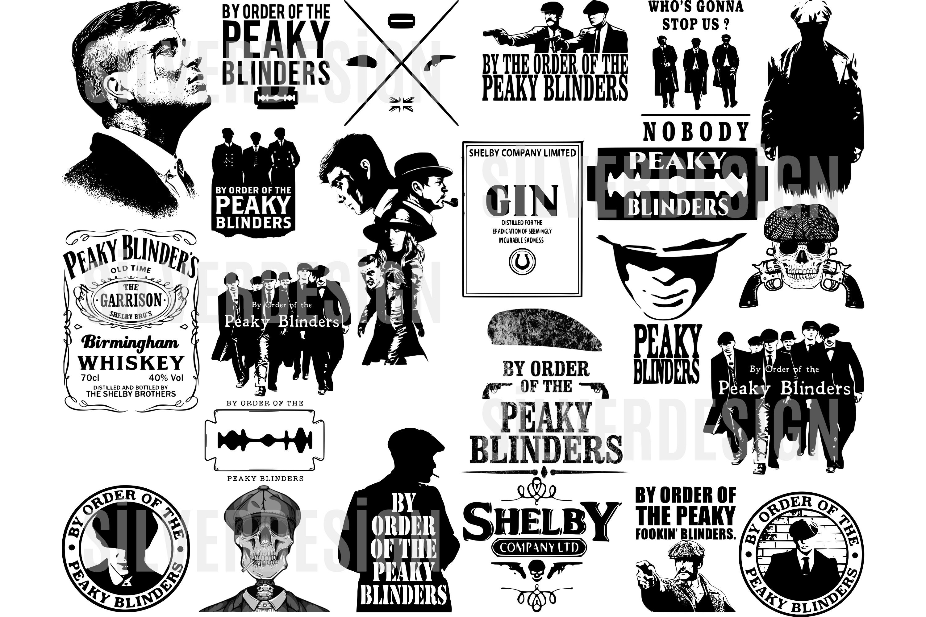 Peaky Blinders SVG Clipart Bundle Cut File for Cricut Svg - Etsy Australia