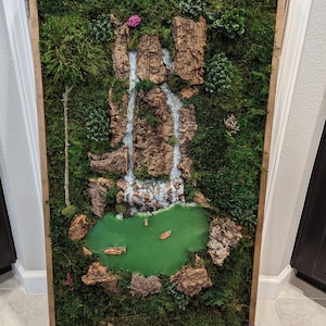 Waterfall Moss Wall Art - CUSTOM ORDER