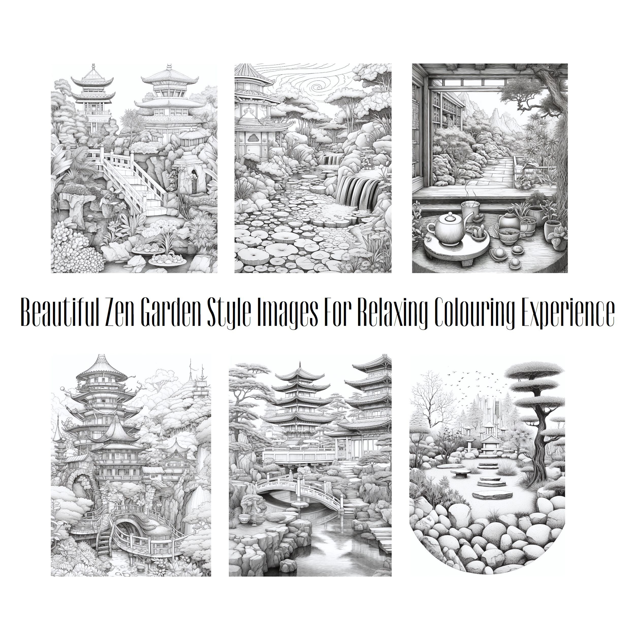 Zen Garden Inspiration Colouring Book Tranquility and - Etsy UK