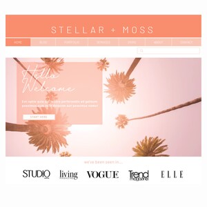 MIAMI WIX TEMPLATE | Wix Website Template | Website Design | Wix Theme | Creative Web Theme | Modern Website | Blogger | Small Business