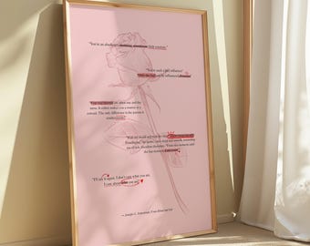 From Blood and Ash Quote Print • Bookish Fantasy Art (Digital Download)
