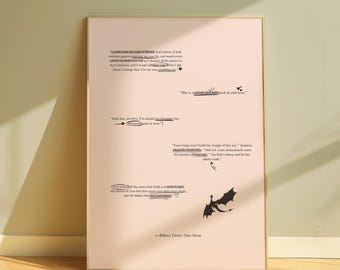 Onyx Storm Quotes Art Print • Leesgrage poster (digitale download)