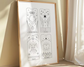 Zodiac Academy Tarot Card Art Print • Fantasy Book Lover (Digital)