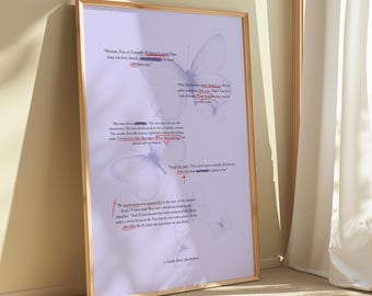 Quicksilver Kingfisher Quotes Print • Callie Hart Book Lover Art (Digital Download)
