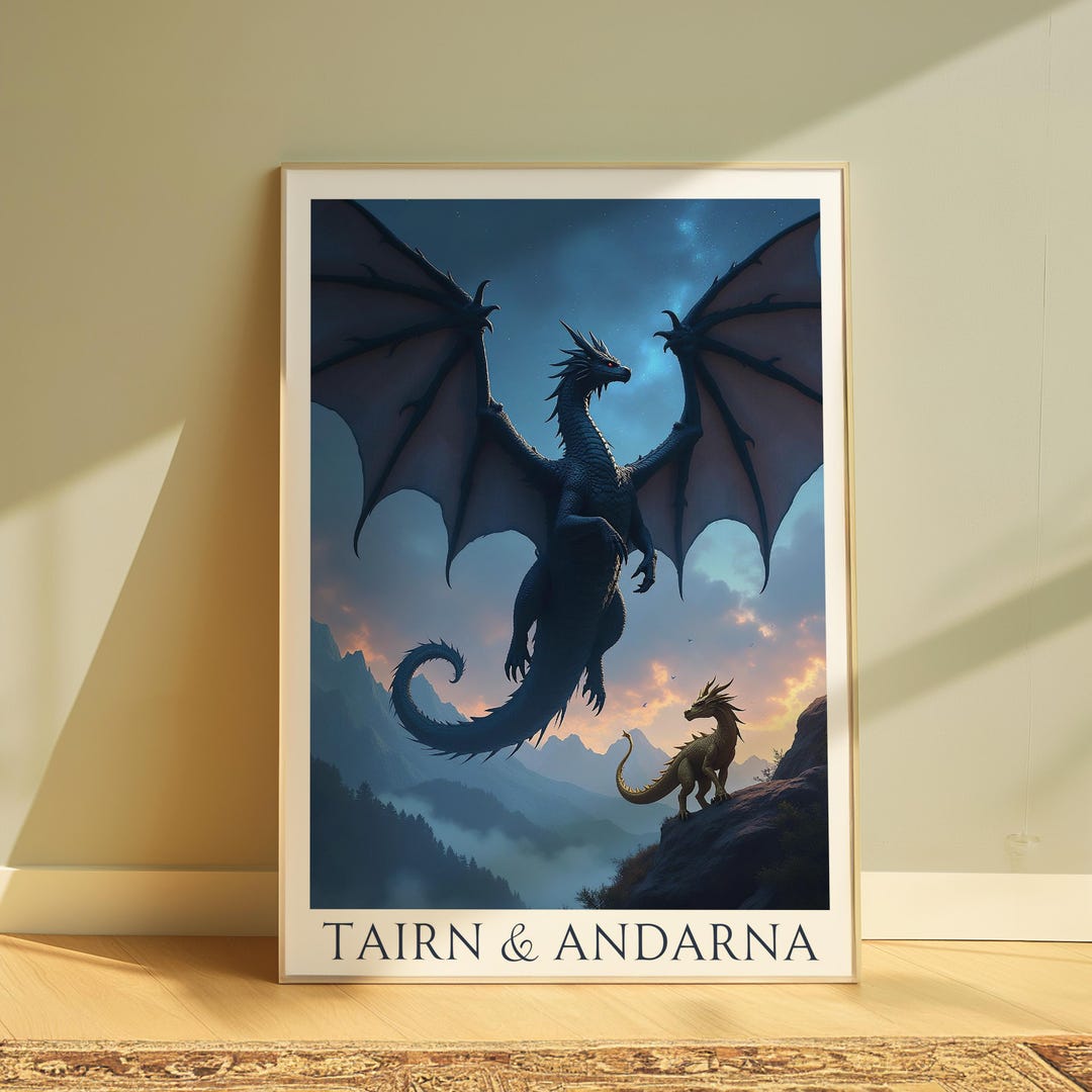 Fourth Wing Print Tairn And Andarna Dragon Art digital Download Etsy fourth-wing-print-tairn-and-andarna-dragon-art-digital-download-etsy