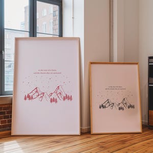 To The Stars Who Listen ACOTAR Poster Set  • Night Court Prints • Velaris Prints • Bookish Art • Acotar Merch • Poster Print • Digital Print