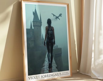 Violet Sorrengail Dragon Art Print • Fourth Wing Riders Quadrant (Digital Download)
