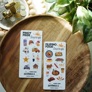 Filipino Themed Savings Tracker: Laminated A6 Budgeting Challenge