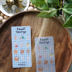 Kawaii Spar-Tracker: Laminierte Budget-Challenge