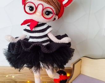 Marion. Crochet amigurumi pattern. Crochet pattern