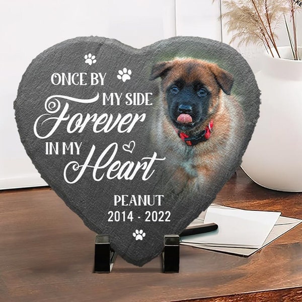 Heart Memorial Stone, Dog Memorial Gift, Pet Memorial Gift, In Memory, Dog Pet Loss, Bereavement Gift, Dog Stepping Stone