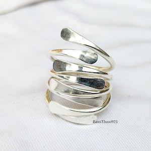 Handmade 925 Sterling Silver Band Ring - Mexican Statement Jewelry
