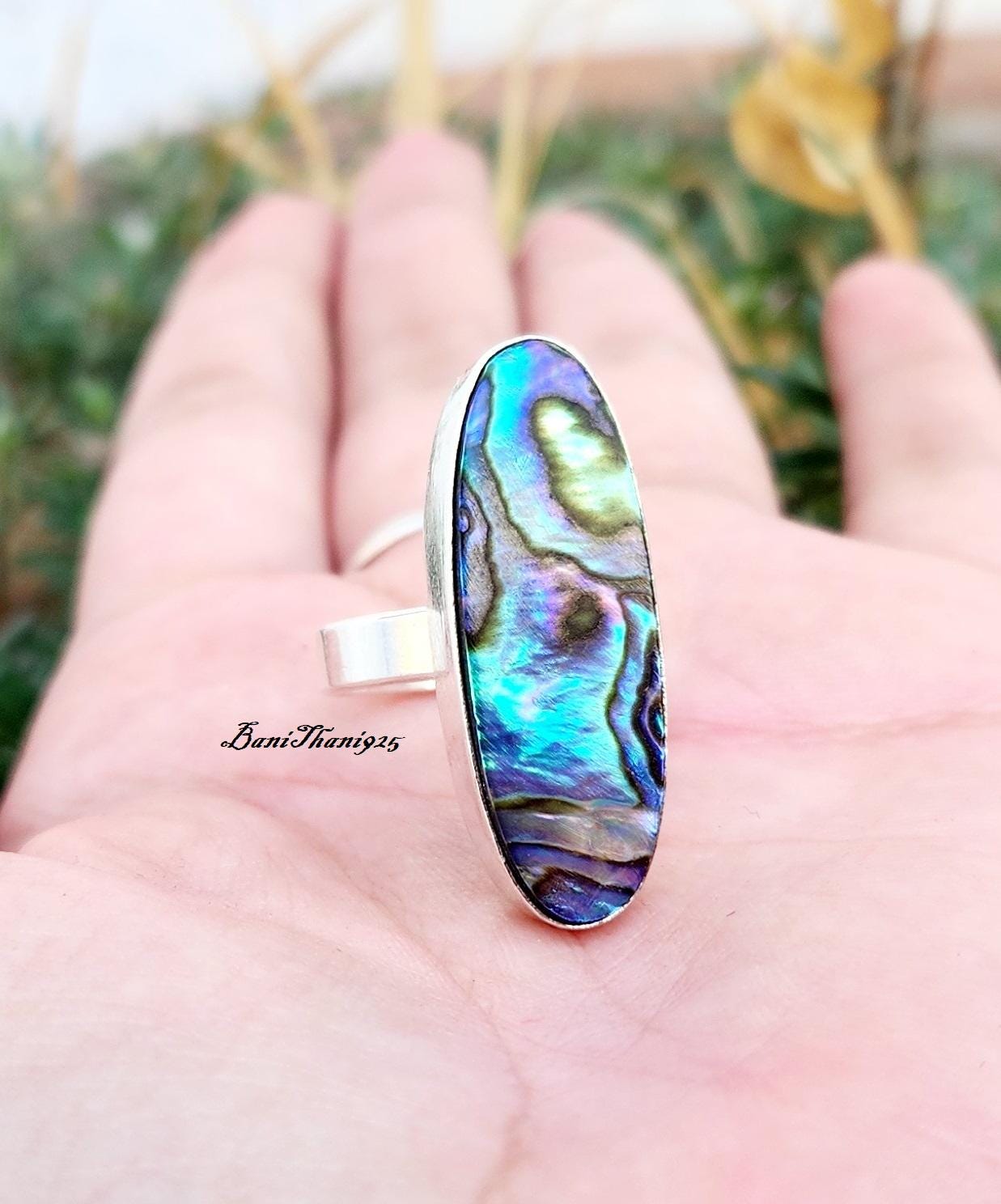 Abalone shell ring - Etsy 日本