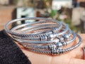 Sets Of 5 Bangles, 925 Sterling Silver Bangles, Women Gifts Bangles, Mexico Bangles-Stacking Bracelet-Handmade 5 Days Bangles-Christmas Gift