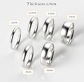Handmade Sterling Silver Band Ring: Comfort Fit Wedding Jewelry (2-6 mm Width) product logo