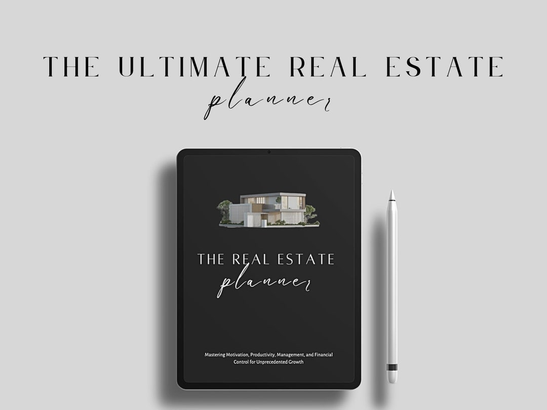 Ultimate 2023/2024 Real Estate Business Planner digital Download Work