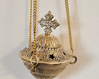 Christian Incense burner from the Holy Land The burner comes with sample of incense
