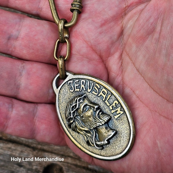A 25-year-old key ring made of brass From Jerusalem the Holy Land