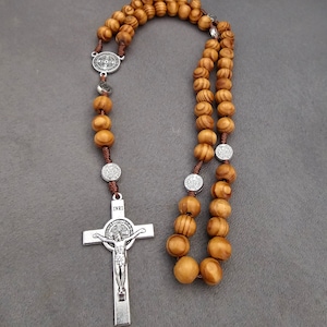 Rosary 10mm wood beads fro the Holy Land