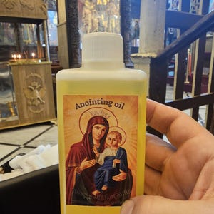 Holy Anointing Oil – Blessed in Nazareth| Olive Oil with Biblical Fragrance for Prayer & Healing