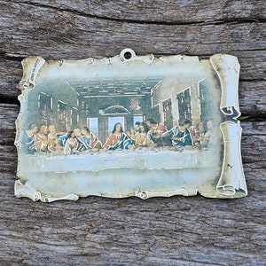 Last Supper print Add Personalized engraving on the back