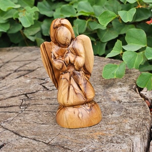Handmade Holy Family Angel Figurine