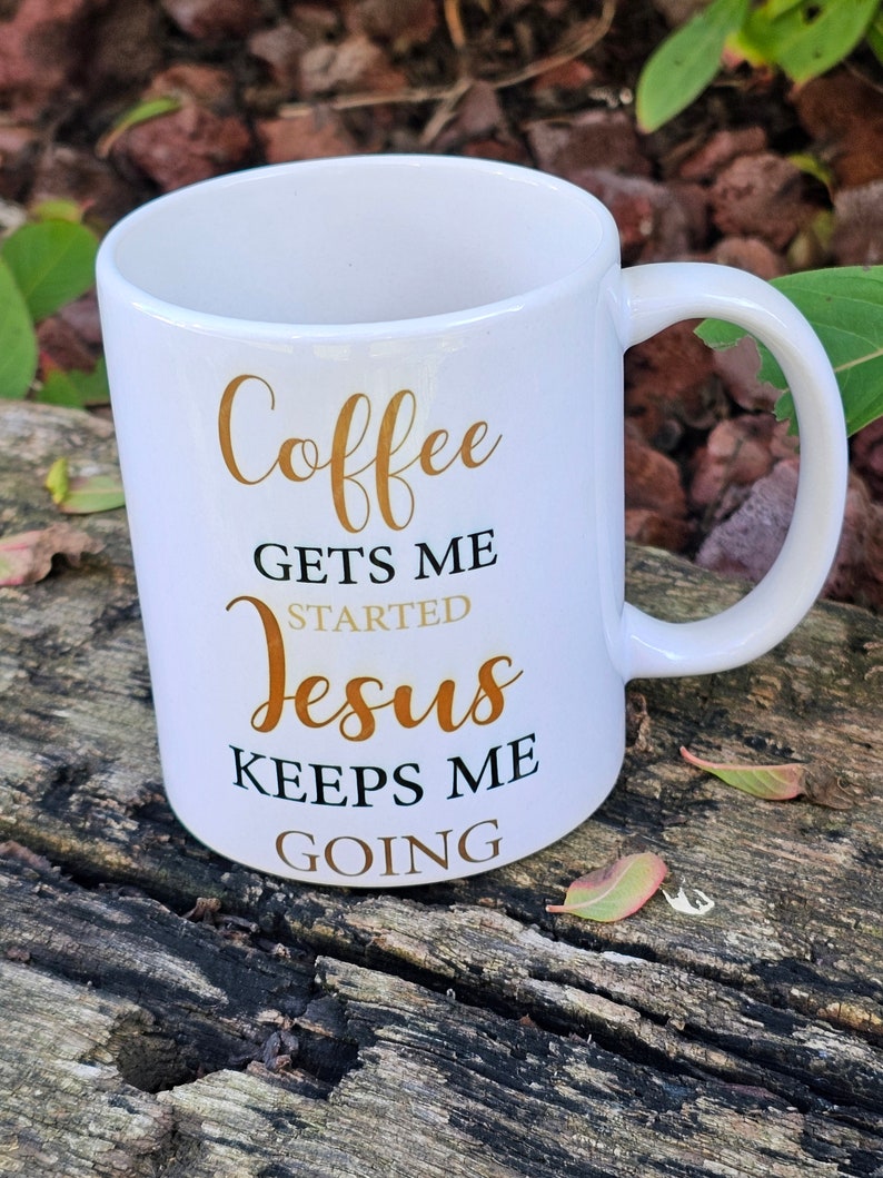 Jesus Coffee Mug the Product Can Be Fully Customized Image, Text ...