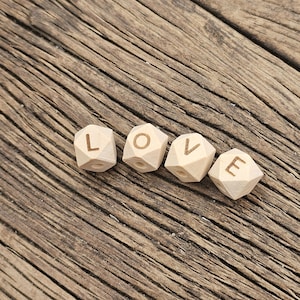 10mm diamond shaped wooden beads. 50 Pack Personalized Alphabet Beads for Custom Jewelry & Crafts - Unique DIY Gift Ideas