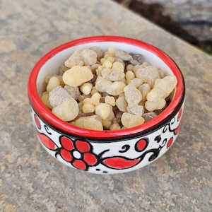 Resina di incenso, resina di gomma organica naturale pura al 100%, incenso granulare, incenso aromatico, incenso della Terra Santa