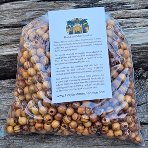 Holy Land Olive Wood Round Beads 
10mm
125 beads pack