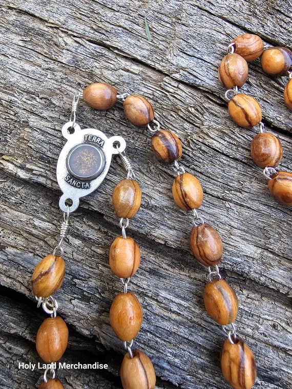 Rosario Girocollo In Legno D'ulivo | Vendita Online Su