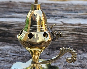 Christian Incense burner from the Holy Land Height 11 cm The burner comes with sample of incense