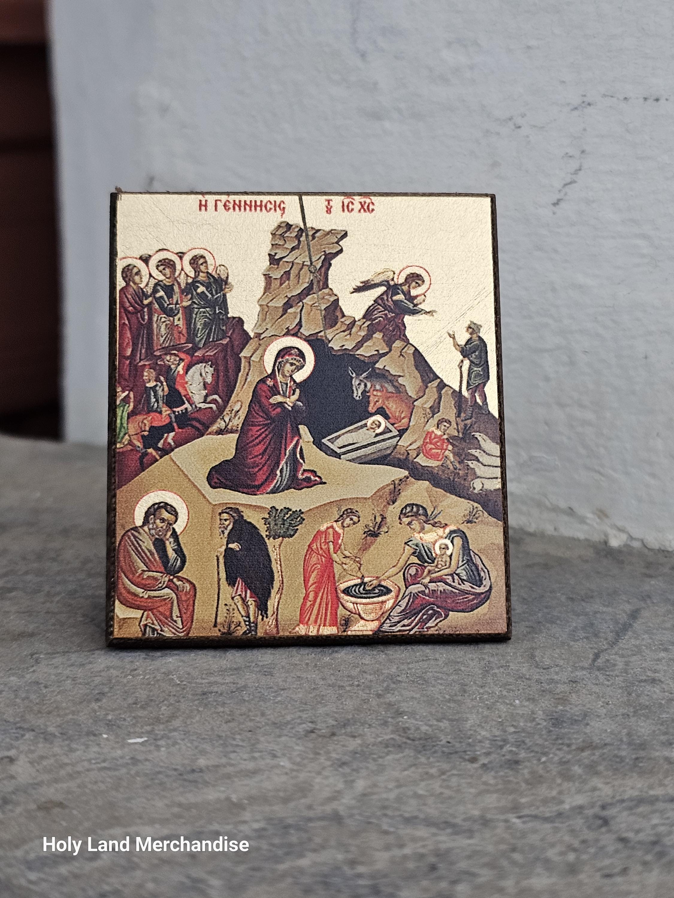 Mini icon, Greek icon, Russian icon, pocket icon, unique icon, icon gift