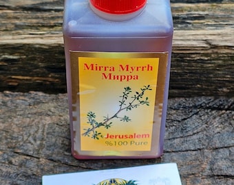 Blessing from the Holy Land Myrrh Oil 250ml – Natural Anointing Oil for Rituals, Thoughtful Gift for Spiritual Events